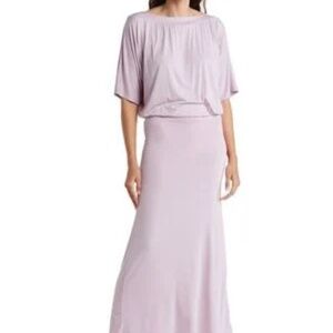 chinese dress ladies Faiza Dolman Sleeve Poplin Maxi Dress – Sugarlips main image 1
